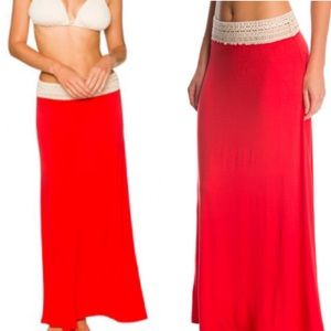 Lavish Boho Maxi Skirt Coverup
